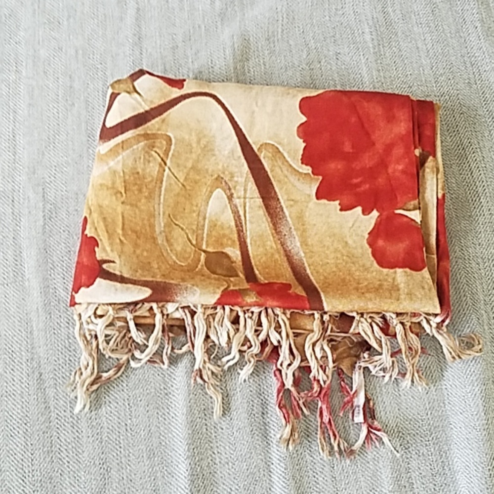 SCARF FLORAL - Picture 2 of 8